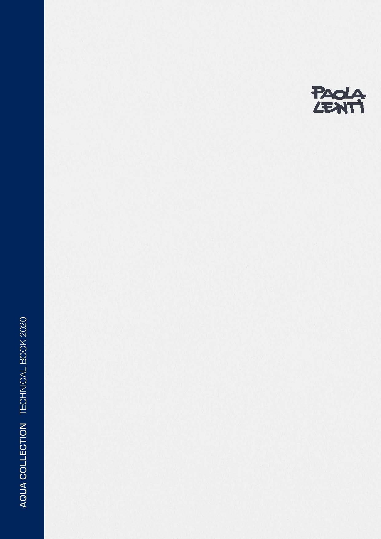 Paola Lenti Aqua Collection Technical Book Catalogue