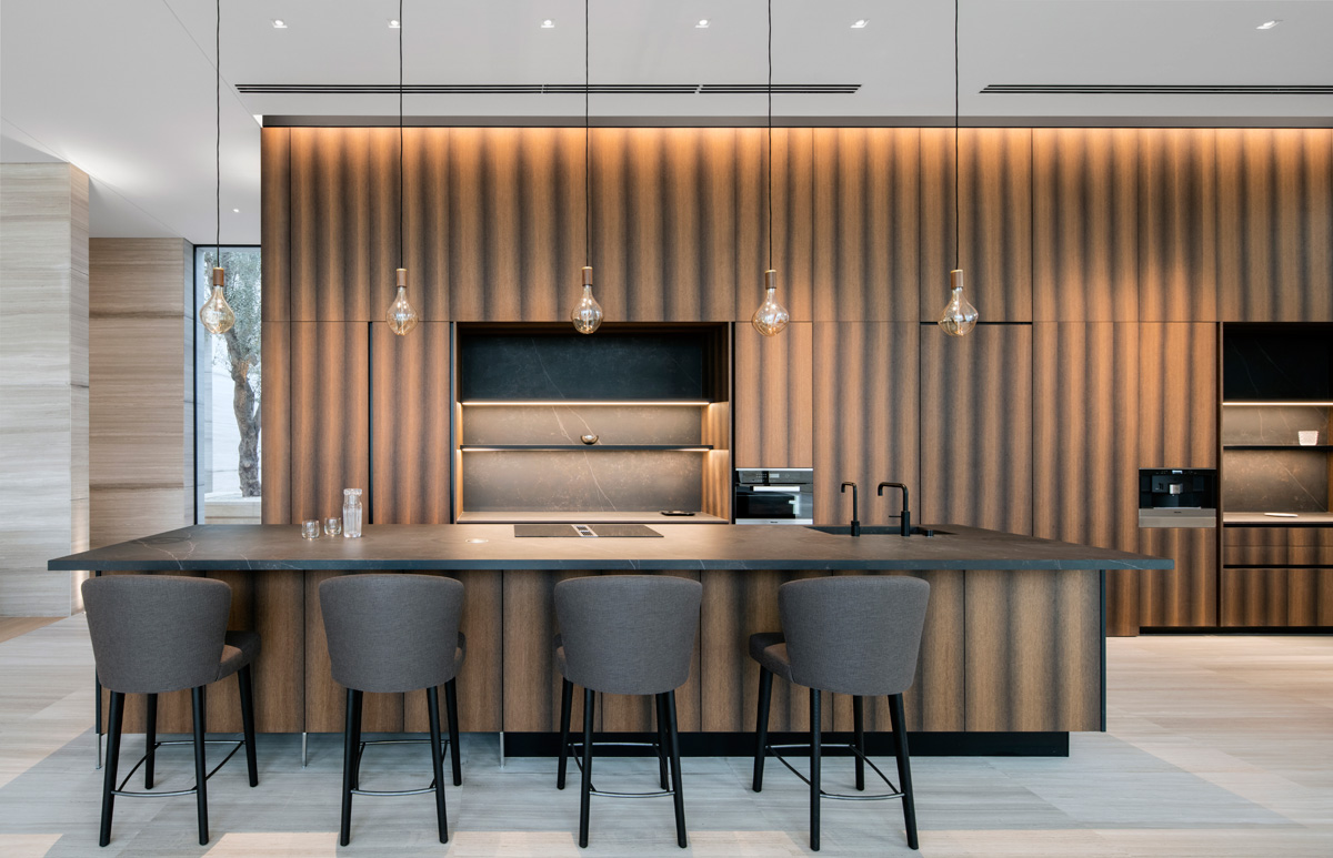 Purity Kitchen Installation ©ANARCHITECT Dubai Hilla Villa-1