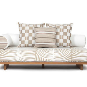 Jwana Hamdan - The Wandering Majlis Luxury Outdoor Furniture Collection - Majlis on structure