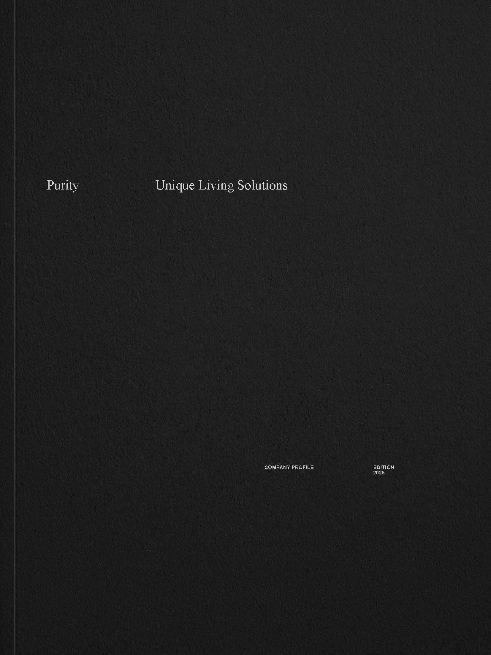 PURITY Company Profile Cover Image