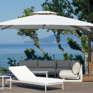 Poggesi Umbrellas-King side pole umbrellas-Purity outdoor luxury accessories(1)