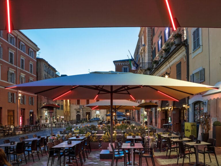Poggesi Umbrellas-Magnum-Centre Telescopic pole umbrellas-Purity outdoor luxury accessories(2)