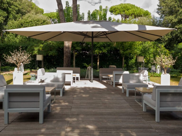 Poggesi Umbrellas-Magnum-Centre Telescopic pole umbrellas-Purity outdoor luxury accessories(3)