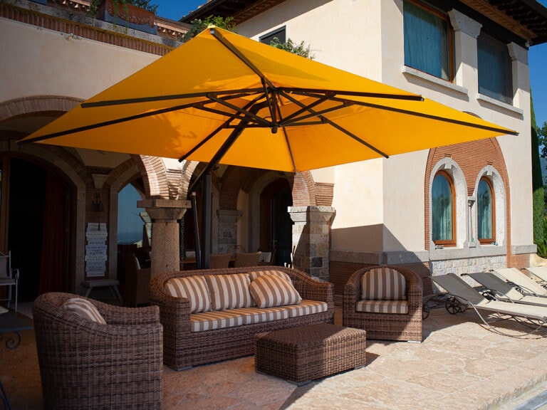Poggesi Umbrellas-One side pole umbrellas-Purity outdoor luxury accessories (1)