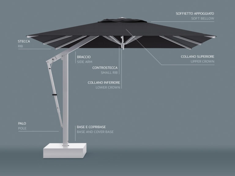 Poggesi Umbrellas-Summer-side pole umbrellas-Purity outdoor luxury accessories (7)