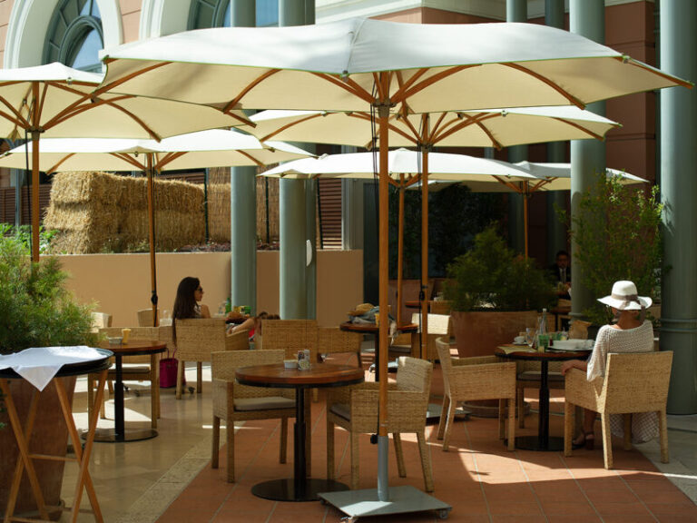 Poggesi Umbrellas - Bay Centre pole umbrellas-Purity outdoor luxury accessories 3