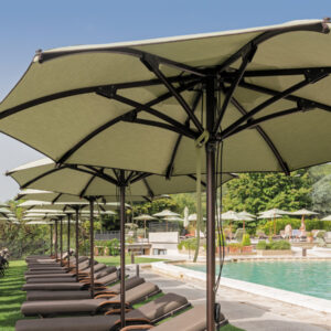 Poggesi Umbrellas - Bay Centre pole umbrellas-Purity outdoor luxury accessories 5