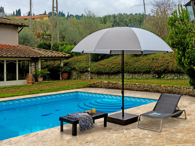 Poggesi Umbrellas - DomeCentre pole umbrellas-Purity outdoor luxury accessories 1