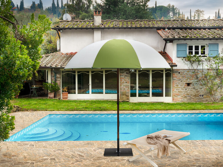 Poggesi Umbrellas - DomeCentre pole umbrellas-Purity outdoor luxury accessories 3
