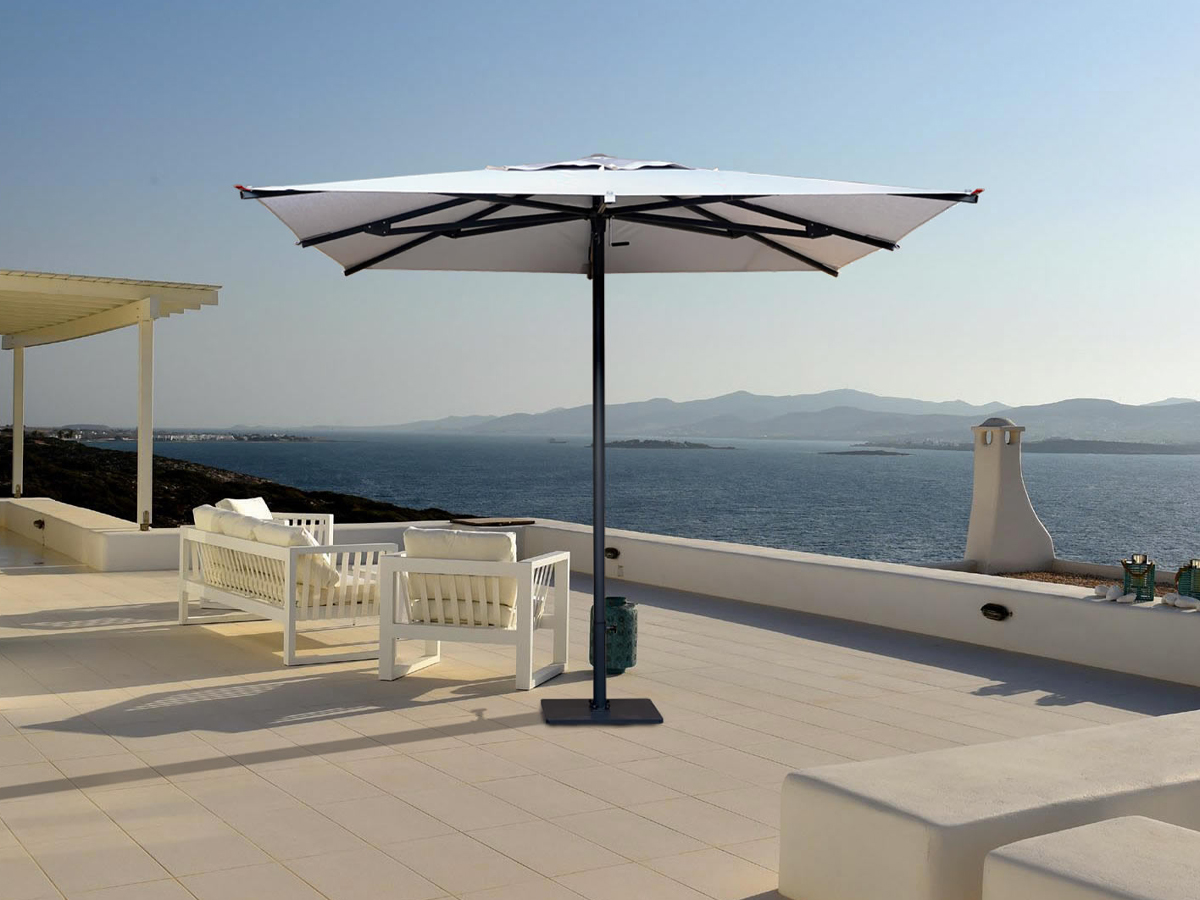 Poggesi Umbrellas - Up Centre pole umbrellas-Purity outdoor luxury accessories