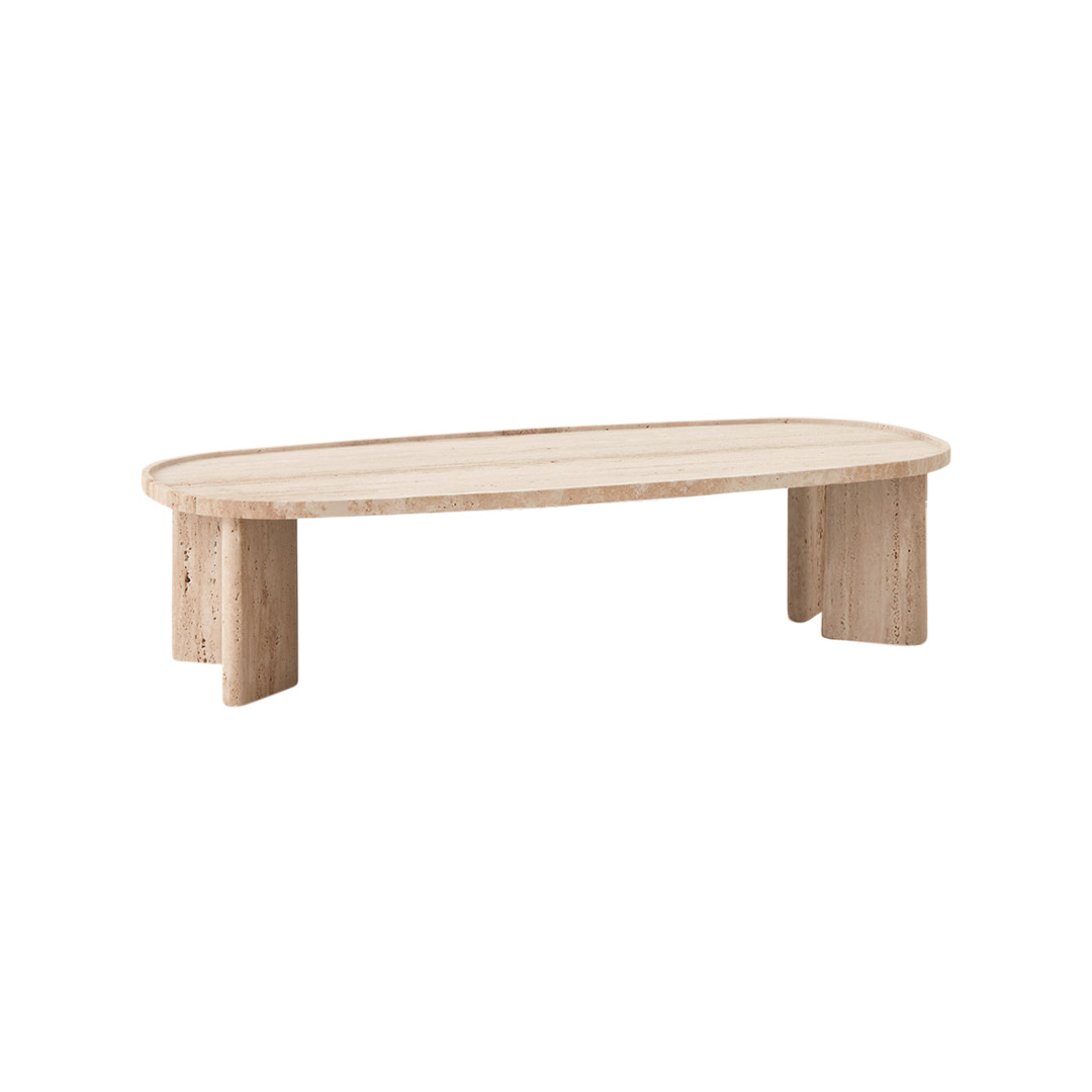 Expormim-MERIDIES Travertine oval coffee table-Purity-Instock-item.jpg