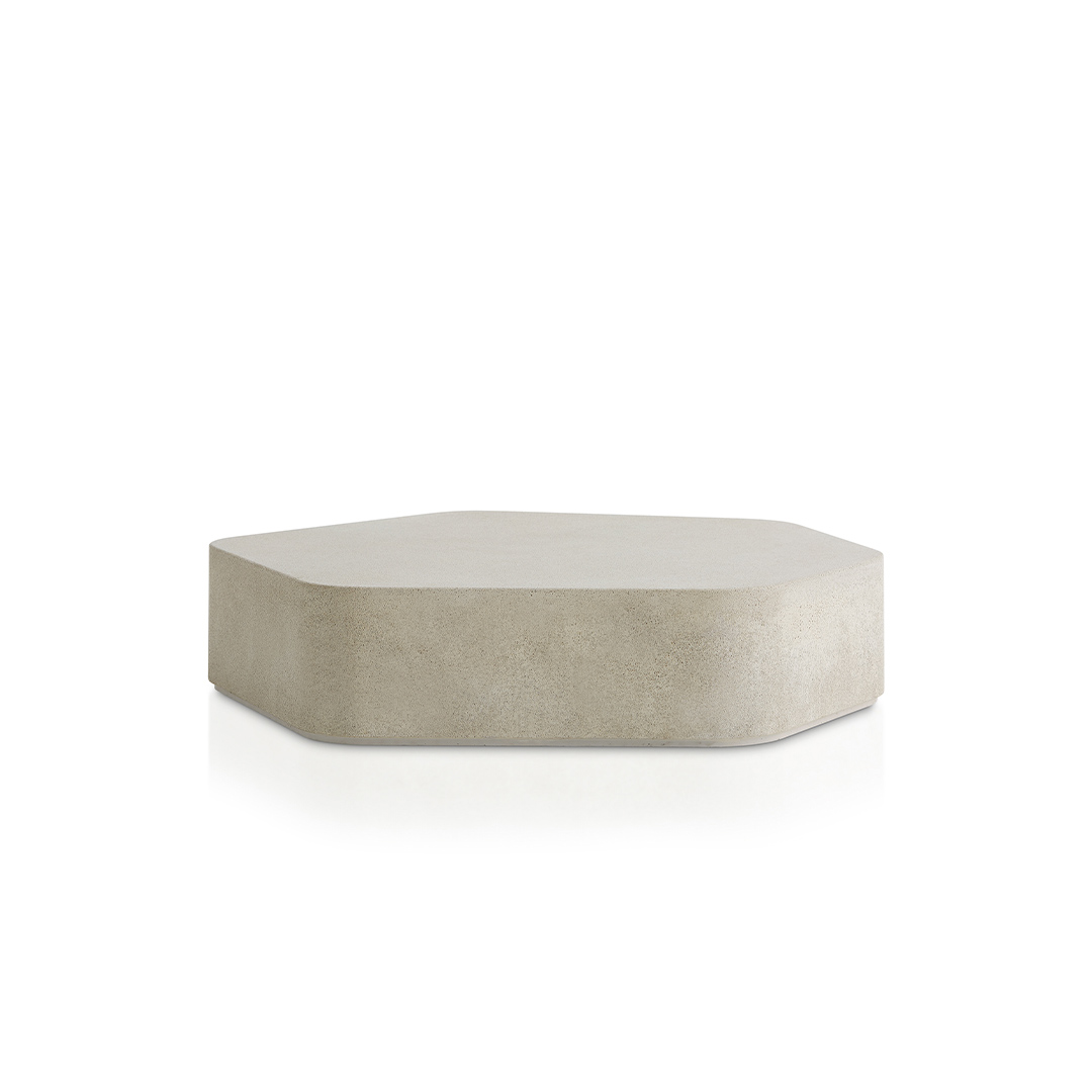 Expormim-TALO-Hexagonal-coffee-table-big-Purity-Instock-item