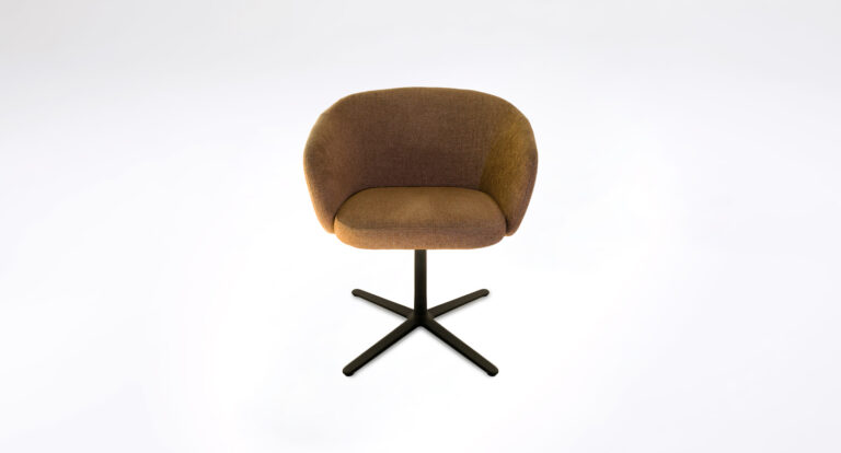 Expormim - Huma Upholstered Swivel Dining Chair - Purity(1)