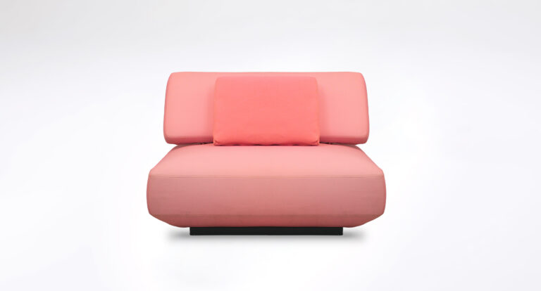 Paola Lenti - Agio Seating Element - Purity Instock Item (1)