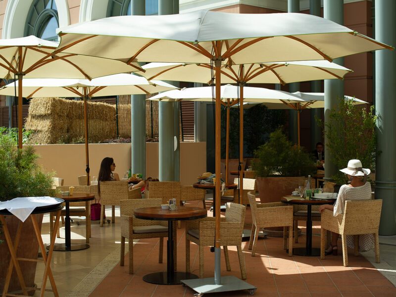 Poggesi Umbrellas - Bay Centre pole umbrellas-Purity outdoor luxury accessories 3