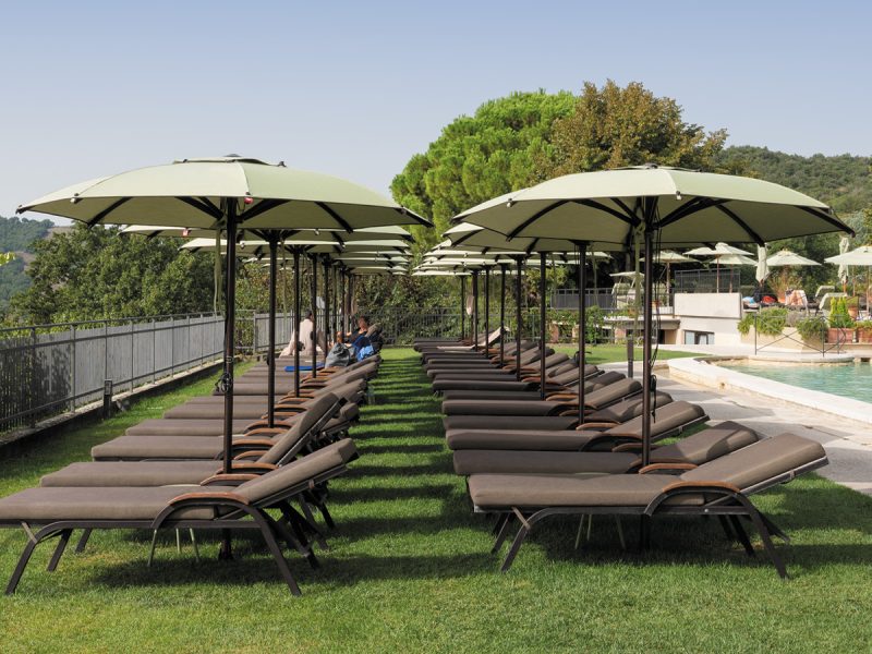 Poggesi Umbrellas - Bay Centre pole umbrellas-Purity outdoor luxury accessories 4