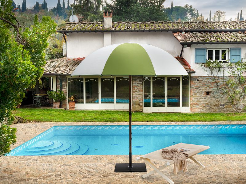 Poggesi Umbrellas - DomeCentre pole umbrellas-Purity outdoor luxury accessories 3