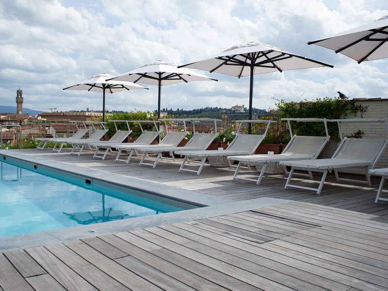 Poggesi Umbrellas - Jok Centre Telescopic pole umbrellas-Purity outdoor luxury accessories 3
