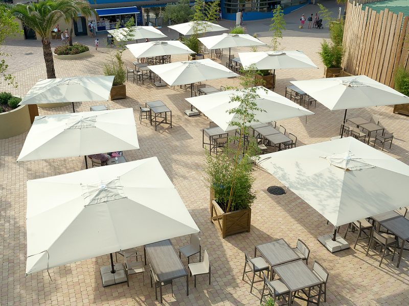 Poggesi Umbrellas - Jok Centre Telescopic pole umbrellas-Purity outdoor luxury accessories 4