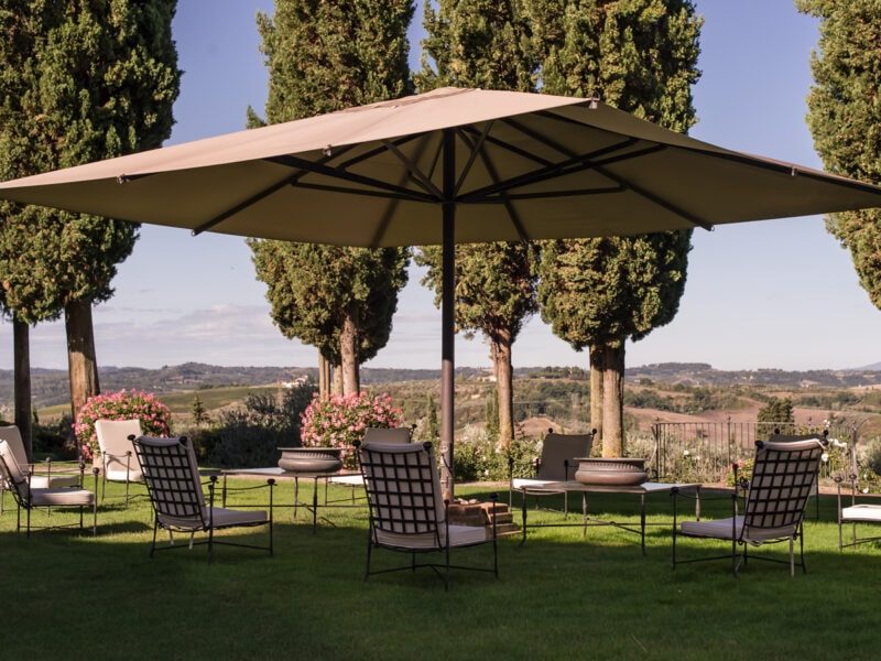Poggesi Umbrellas-Magnum-Centre Telescopic pole umbrellas-Purity outdoor luxury accessories(4)