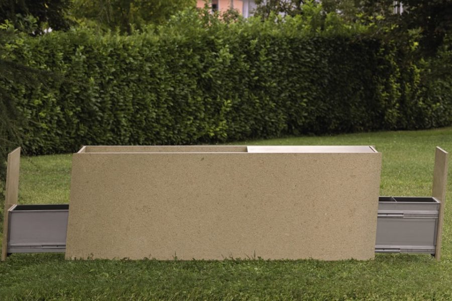 minotticucine by asso group inclined white porphyry kitchen purity luxury indoor outdoor kitchen (4)